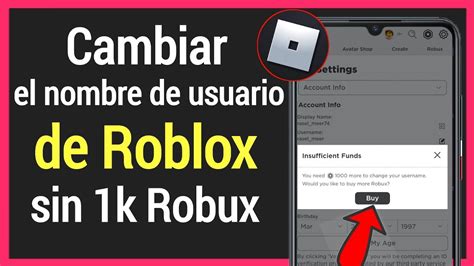 C Mo Cambiar El Nombre De Usuario De Roblox Gratis Sin Pagar Robux