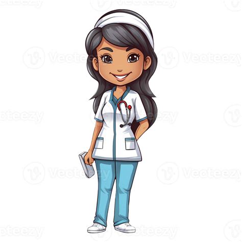 Cute Nurse Girl Clipart Illustration Ai Generative 27238533 Png