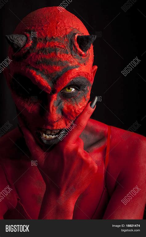 Demonic Devil Woman Image Photo Free Trial Bigstock