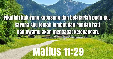 RENUNGAN BACK TO BIBLE KERENDAHAN HATI YANG SESUNGGUHNYA