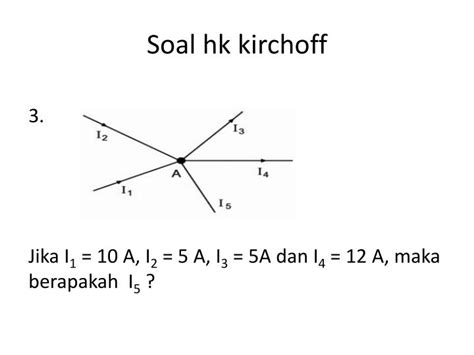 Soal Hukum Kirchoff 1