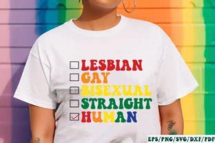 Lesbian Gay Bisexual Straight Human SVG Graphic By Designer302