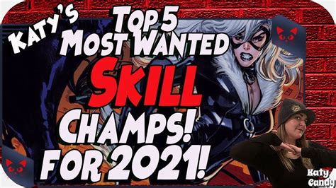 Top 5 Skill Champs For 2021 Marvel Contest Of Champions Youtube