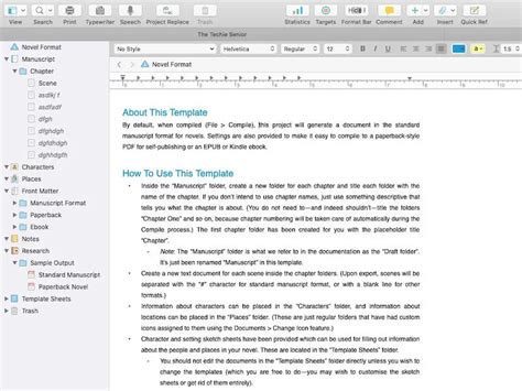 How To Indent In Scrivener The Techie Senior