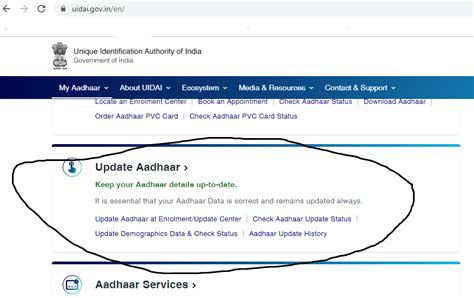 Process To Update Aadhaar Supporting Documents Online Offline