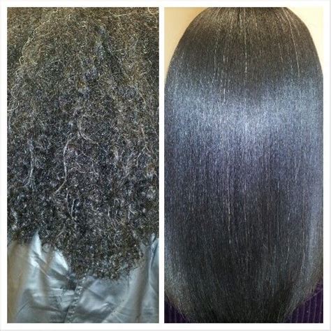 Silk Press Hair Deep Conditioning Treatment Natural Hair Journey Flat Iron Transformations