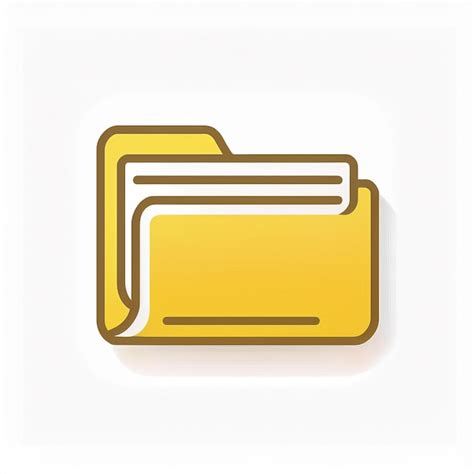 Folder Icon Vector Premium Ai Generated Vector