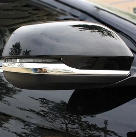 ABS Chrome Espelho Retrovisor Lateral Decora O Capa Strip Acess Rios