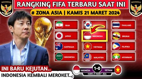 INDONESIA MELEJIT RENGKING FIFA TERBARU 2024 SAAT INI SETELAH