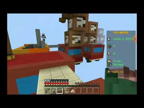 jogando skywars só q eu sou ruim YouTube