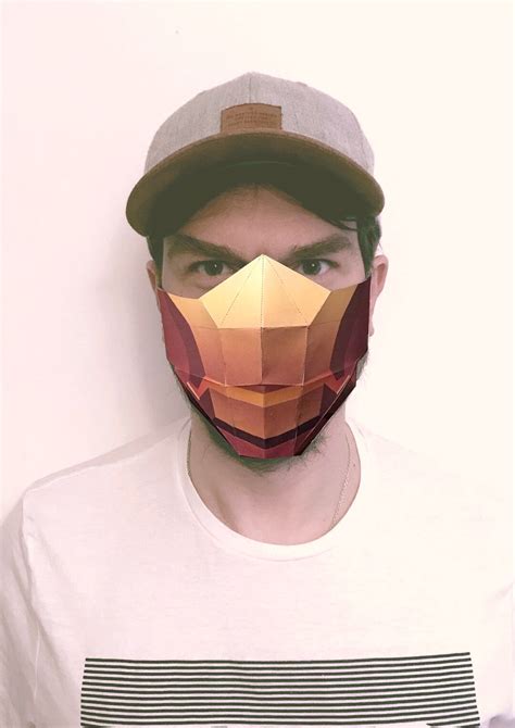 Iron Man Paper Mask DIY Instant Download - Etsy