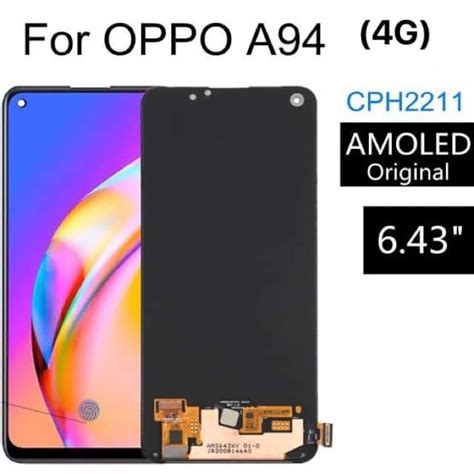 OPPO A94 4g LCD CPH2211 LCD WITH TOUCH SCREEN FULL SET REPLACEMENT