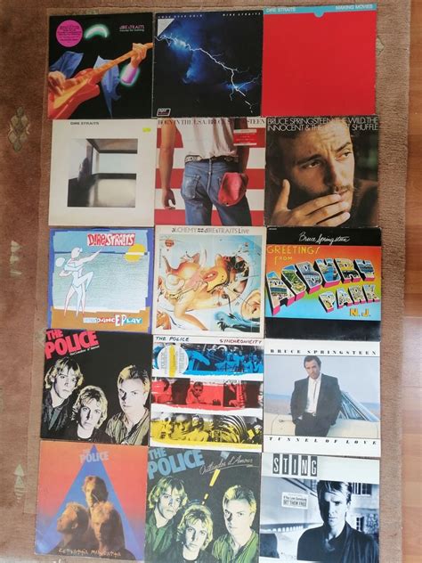 Dire Straits The Police Bruce Springsteen Multiple Titles Vinyl