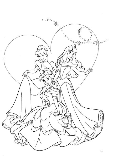 Dibujos De Princesas Disney Para Colorear E Imprimir Gratis 22e