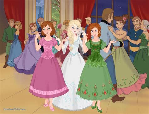 Jelsa Wedding The Cousins Rapunzel Elsa And Anna Rapunzel Aurora Sleeping Beauty Princess