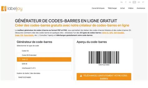 Les Meilleurs G N Rateurs De Code Barre En Ligne Gratuits Codeur Blog