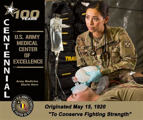 MEDCoE Recognizes Its Centennial Article The United States Army