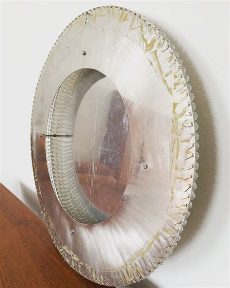 Mid-century Modern Crystal Glass Mirror 1960s - Etsy