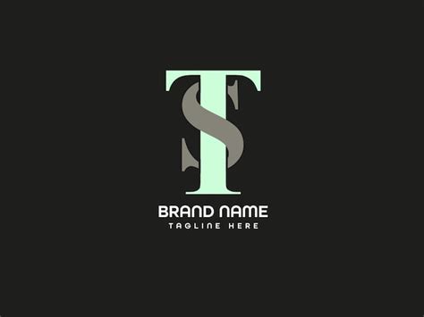 Premium Vector Ts Letter Logo Design