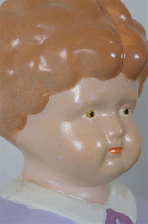 Antique 19th Century Victorian German Porcelain China Head Doll Molded