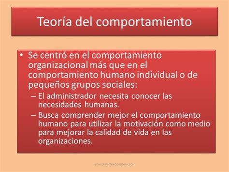 Descubre Las Claves De La Teor A Del Comportamiento En La