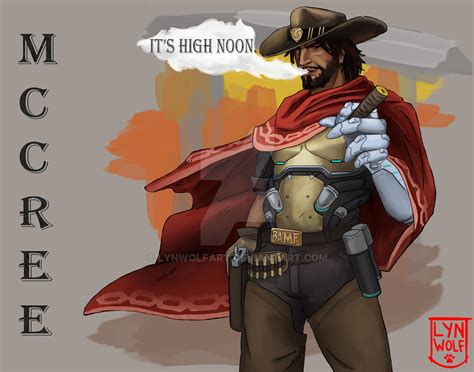 Mccree Overwatch Fan Art By Lynwolfart On Deviantart