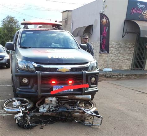 Ponta Porã Viatura da Força Nacional atropela motociclista no bairro