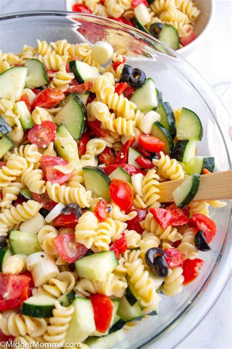 Rotini Pasta Salad With Italian Dressing