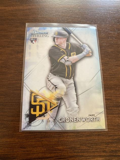 Jake Cronenworth Bowman Sterling Rookie Rc Bsr Padres Ebay