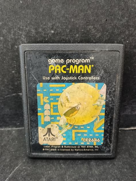 Original Atari Game Games Cartridge Pac Man Pacman Vintage Not