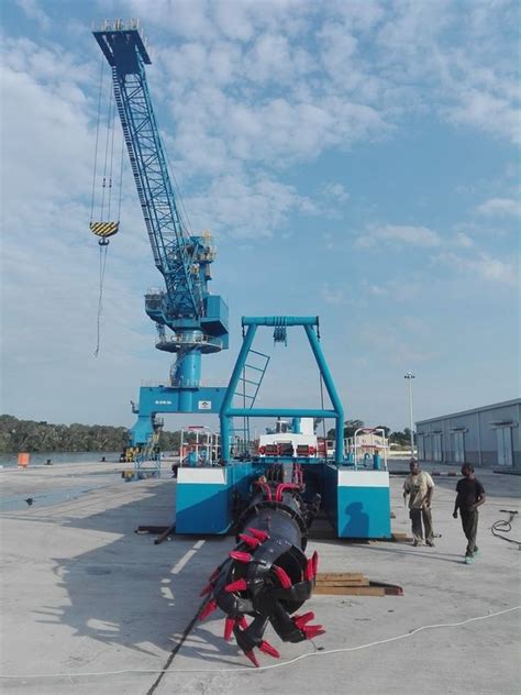 Gold River Sand 20 25m Jet Suction Dredger Centrifugal Sand Dredging Barge