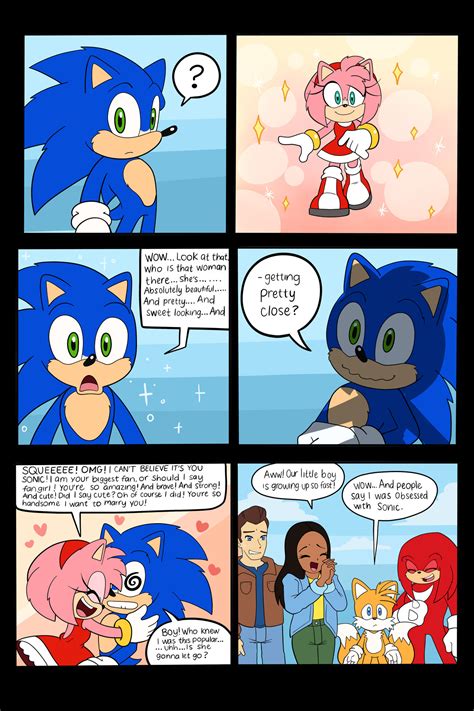 Amy's introduction, Sonic movie 3 concept by cutebutwrong on DeviantArt