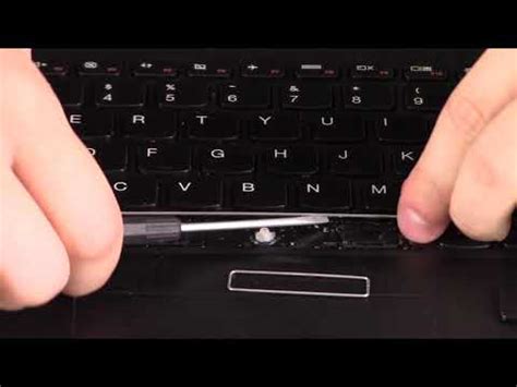 Lenovo Laptop Key Repair Replacement Easy Steps With Small Screwdriver