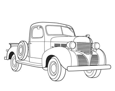 40 Free Printable Truck Coloring Pages Download