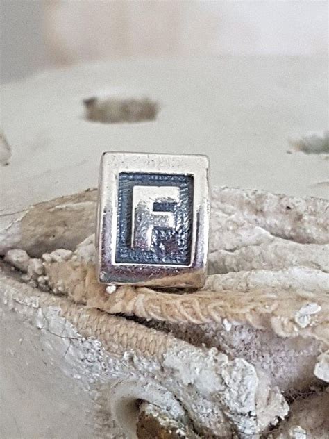 Authentic Pandora Alphabet Block Letter Initial Charm Sterling Etsy