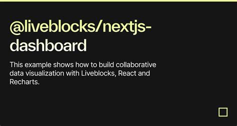 Liveblocks Examples Nextjs Dashboard Codesandbox