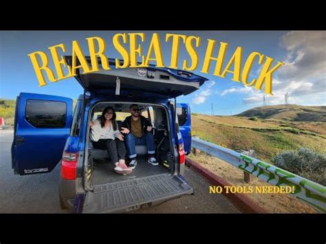 Honda Element Rear Seats View YouTube