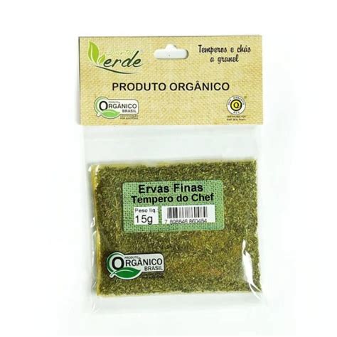 Ervas Finas Tempero do Chef Quintal Verde 15G Orgânicos Diniz