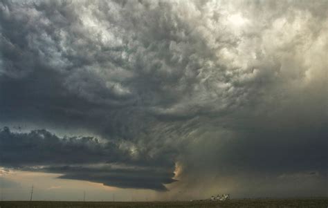 Panhandle Skies Rotating Supercell Thunderstorm North Of Amarillo 4 9 2012