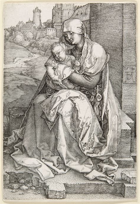 Albrecht Dürer engraving Madonna by the Wall Christopher Clark Fine Art