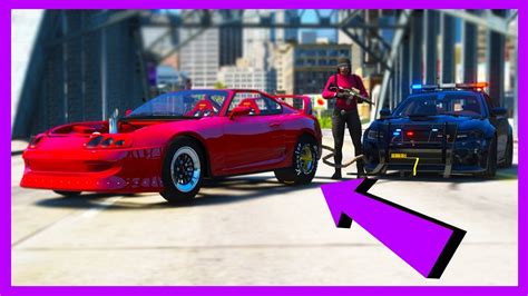 GTA 5 RP PD Use GRAPPLERS To STOP A DRAG SUPRA RedLineRP V3 122