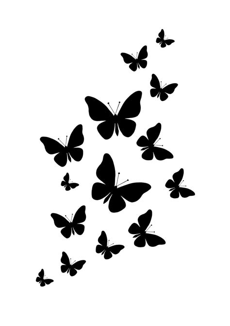 Flying Butterflies Svg  Pdf Png Cutting Files Cricut Silhouette