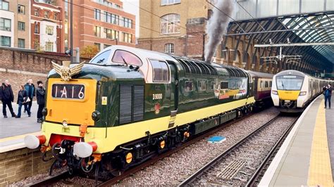 Deltic At Kings Cross With Multiple Engine Starts Youtube