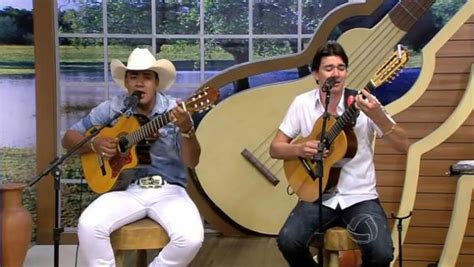 Rede Globo Bem Mato Grosso Sala Musical A Dupla Alex E Yvan