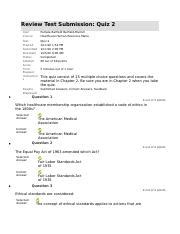 Hsa Week Quiz Docx Review Test Submission Quiz