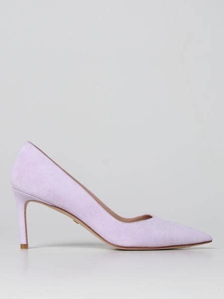 STUART WEITZMAN Anny Pumps In Suede Lilac Stuart Weitzman Pumps