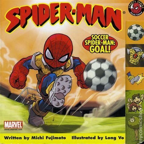 Soccer Spider Man Goal HC 2002 Board Book Comic Books