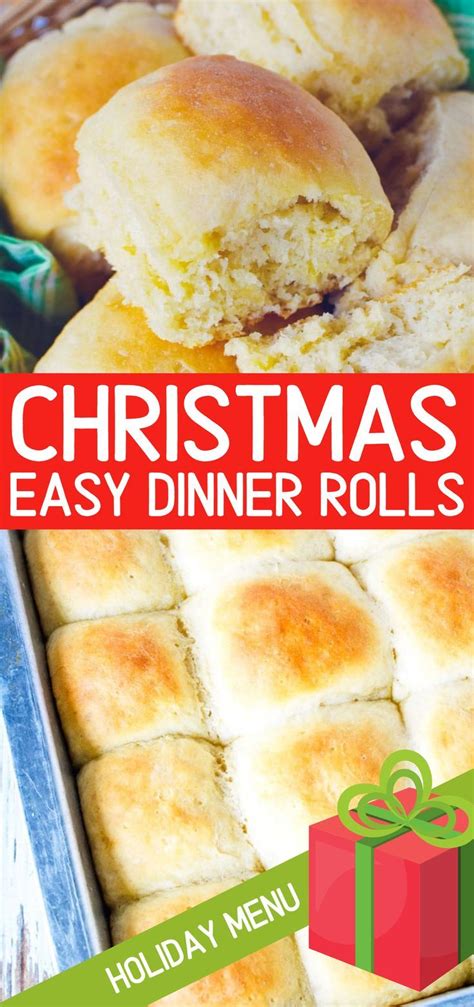 Christmas Dinner Rolls A Delicious Dinner Roll Recipe That Is So So Easy Dinner Bread