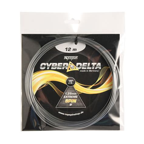 Topspin Cyber Delta 1 25mm Silver 12m Packet Stringers World