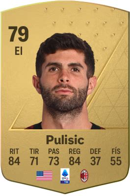 Calificaciones Jugadora De Ea Sports Fc Christian Pulisic